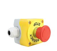 Interruttore a pulsante di arresto di emergenza EX da 22 mm, scatola di commutazione a fungo for ascensore, antipioggia, BE102C