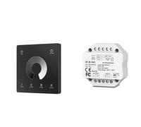 Interruttore a pulsante dimmer a tiristore LED 3.0 AC 110 V 220 V 360 W con pannello touch e telecomando(S1-B(WZ)+TW1-B)