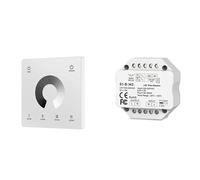 Interruttore a pulsante dimmer a tiristore LED 3.0 AC 110 V 220 V 360 W con pannello touch e telecomando(S1-B(WZ)+TW1-W)