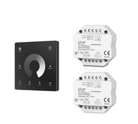 Interruttore a pulsante dimmer LED 0/1-10V 3.0 AC 110V 220V 1/4 di zona touch(2xL1(WZ) TW1-4 B)
