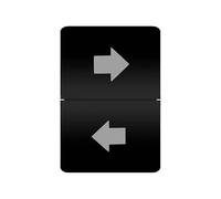 Interruttore a pulsante doppio arancione, luce bianca, 12 per auto, adatto per Toyota 4 Runner, Carolla, Hilux, Prado, Landcruiser,adatto per RAV4 HiAce(BLANK)