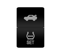 Interruttore a pulsante doppio arancione, luce bianca, 12 per auto, adatto per Toyota 4 Runner, Carolla, Hilux, Prado, Landcruiser,adatto per RAV4 HiAce(TURN)