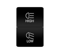 Interruttore a pulsante doppio arancione, luce bianca, 12 per auto, adatto per Toyota 4 Runner, Carolla, Hilux, Prado, Landcruiser,adatto per RAV4 HiAce(HIGH LOW)