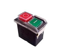 Interruttore a pulsante elettromagnetico for interruttore a pulsante impermeabile AC 250V 6/4A for macchina sega taglierina trapano scatola di controllo on/off Controls Switches