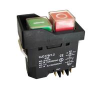 Interruttore a pulsante elettromagnetico impermeabile KJD17B/1-2 IP54 250V 6 pin