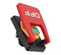 Interruttore a pulsante elettromagnetico per Kedu Kjd17bd-16-3 con blocco di sicurezza e coperchio di arresto per tornio sega macchine utensili 240v 18a 5pin