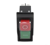 Interruttore a pulsante elettromagnetico per modelli Kjd17 Kld28 Ac250v 18a Ip55 controller di sicurezza impermeabile con doppio polo off e funzione freno per macchine utensili da giardino macchine