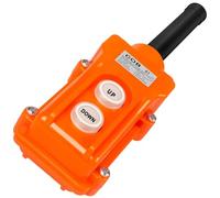 Interruttore a pulsante impermeabile COB-61, 250V, 5 Amp, 500V, 2 Amp, Orange Up Down Switch con barilotto di cavo di gomma