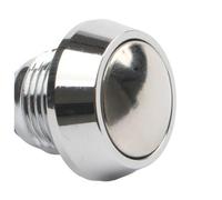 Interruttore a pulsante impermeabile in metallo da 12 mm a cupola Terminale a vite auto-reset momentaneo 1NO for auto Rosso Verde Blu Nero(Primary color,RESET_SCREW)