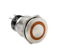 Lampa Interruttore A Pulsante Con Spia A Led, 12/24v - Arancio S_0290_45577 Auto