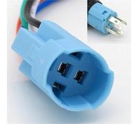 Interruttore a pulsante in metallo con bloccaggio a LED da 16 mm, con blocco mantenuto, 1 pezzo(Switch socket,24V)