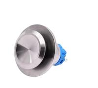 Interruttore a pulsante in metallo con pulsante di arresto momentaneo in acciaio inossidabile con scarico automatico for WC intelligente da 19 mm(Momentary)