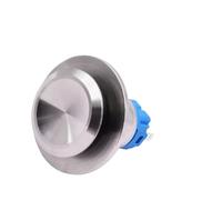 Interruttore a pulsante in metallo con pulsante di arresto momentaneo in acciaio inossidabile con scarico automatico for WC intelligente da 19 mm(Latching)
