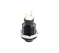 Interruttore a pulsante in metallo impermeabile ad alta pressione con luce LED, autobloccante/reset 3/6/12/24/220 V, 8/10/12/16 mm, nero ossidato(NO LED,SELF-RESET_16MM_12-24V)