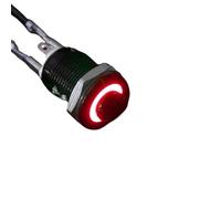 Interruttore a pulsante in metallo impermeabile ad alta pressione con luce LED, autobloccante/reset 3/6/12/24/220 V, 8/10/12/16 mm, nero ossidato(Red,SELF-LOCKING_12MM_3-6V)