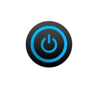 Interruttore a pulsante in metallo nero 12/16/19/22 mm Start Stop On Off Interruttore di alimentazione momentaneo con luce LED Prese elettriche 5 V 12 V 24 V(BLUE POWER LED,22MM_LATCHING_220V)