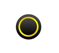 Interruttore a pulsante in metallo nero 12/16/19/22 mm Start Stop On Off Interruttore di alimentazione momentaneo con luce LED Prese elettriche 5 V 12 V 24 V(YELLOW LED,16MM_LATCHING_220V)