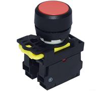 Interruttore a pulsante in plastica LA115 A1 1NO 1NC normalmente aperto normalmente chiuso autoresettante per montaggio a pannello (LA115-A1-11/R)