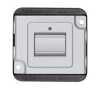 INTERRUTTORE A PULSANTE MERTEN & STORCK MEG3156-7060, 250 V, Impianti elettrici civili e professionali, Argento, Nero
