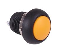 Interruttore A Pulsante Momentaneo 12mm IP65 Waterproof Giallo SPST Off-(On)