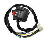 Interruttore a pulsante Moto Manubrio Gruppo Interruttore Multi-funzione Segnale Di Svolta A Sinistra Corno Start Choke Interruttore Di Avviamento Per 7/8 "22mm ATV/Quad