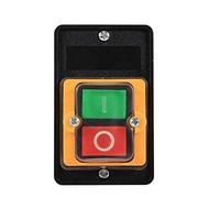 Interruttore a pulsante ON/OFF impermeabile, 5,5 x 6 x 9 cm / 2,17 "x 2,36" x 3,54 "Interruttore a pulsante ON/OFF impermeabile 10A 380V