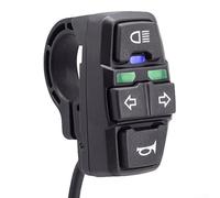 Interruttore a pulsante on/off per moto, indicatore di direzione, manubrio impermeabile, materiale ABS nominale 36 V 48 V con protezione IP54