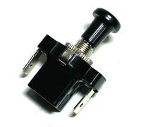 INTERRUTTORE A PULSANTE ON / OFF UNIVERSALE 12V/ 24V COLLO CORTO FISSAGGIO 8mm