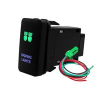 Interruttore a pulsante per barra luminosa a per auto, compressore, accensione/spegnimento, Adatto per Toyota Tacoma FJ Cruiser Highlande Pulsante Di Avvio (Driving Lights)