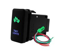 Interruttore a pulsante per barra luminosa a per auto, compressore, accensione/spegnimento, Adatto per Toyota Tacoma FJ Cruiser Highlande Pulsante Di Avvio (Tray Lights)