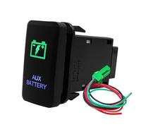 Interruttore a pulsante per barra luminosa a per auto, compressore, accensione/spegnimento, Adatto per Toyota Tacoma FJ Cruiser Highlande Pulsante Di Avvio (Aux Battery)