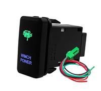 Interruttore a pulsante per barra luminosa a per auto, compressore, accensione/spegnimento, Adatto per Toyota Tacoma FJ Cruiser Highlande Pulsante Di Avvio (Winch Power)