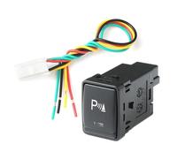 Interruttore a pulsante per telecamera di blocco del differenziale anteriore con luce a LED per auto, adatto per Nissan X-Trail T32 2014-2020(Reversing radar)