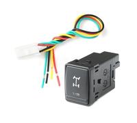Interruttore a pulsante per telecamera di blocco del differenziale anteriore con luce a LED per auto, adatto per Nissan X-Trail T32 2014-2020(Rear diff lock)