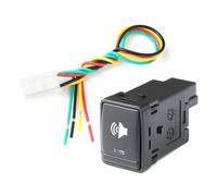 Interruttore a pulsante per telecamera di blocco del differenziale anteriore con luce a LED per auto, adatto per Nissan X-Trail T32 2014-2020(Horn)