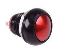 Interruttore a Pulsante Rotondo in Metallo 12mm a Impulso con Bloccaggio NO/NC