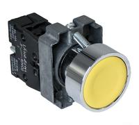 Interruttore a pulsante serie LA188 a base in lega di zinco con indicatore luminoso per l'uso in applicazioni Start Stop ad alta domanda (giallo)