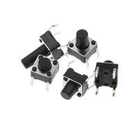 Interruttore a pulsante tattile 20 pezzi/50 pezzi 4 pin micro interruttori a pulsante tattile DIP 6x6x4,3/5/6/7/8/9/10/11/12/13/14/15 mm(20pcs,6X6X9mm)