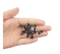 Interruttore a pulsante tattile, 6 x 6 x 5 mm, orizzontale, 3,5 mm di lunghezza, 2 pin, 50 spst interruttore a pulsante, per scheda di pane arduino circuito elettronico PCB