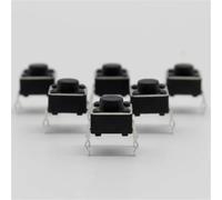 Interruttore a pulsante tattile 6x6x5MM 4PIN G90 con reset diretto DIP Top in rame, 5 pezzi