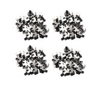 Interruttore A Pulsante Tattile Tattile Ad Angolo Retto Momentaneo 80 Pezzi 6 x 6 mm x 8 mm