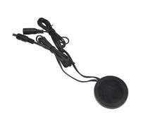 Interruttore a pulsante touch dimmerabile a LED con sensore di spazzata manuale per luci dimmerabili da 12 V CC, compatibile con superfici in legno e vetro, cavo da 1 m, nero