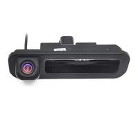 Interruttore a pulsante Tronco Maniglia Backup Retrovisione CCD Auto Reverse Camera Retromarcia Parcheggio Telecamera per Ford, compatibile con Focus, 2012 Car Rear View Camera