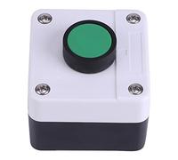 Interruttore a Pulsante Verde Scatola di Controllo Interruttore Momentaneo Protezione IP54 Contattore CA Relè di Avviamento Elettromagnetico per Apricancelli Automatici Uso