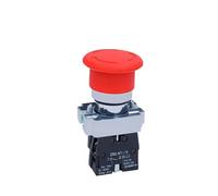 Interruttore a pulsante XB2 Tipo a pressione Pulsante Scram Autobloccante Auto-ripristino Interruttore rotante di avvio e arresto 22 mm Applicabile sotto 10 A * 5 PZ(1 NO)