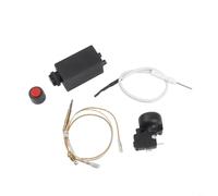 Interruttore a pulsazioni, cavo di accensione, termocoppia, interruttore a levetta, protezione per riscaldatori esterni, con protezione dai guasti e robusta struttura in metallo (B)