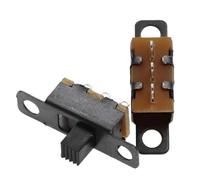 Interruttore a scorrimento da 50 pezzi Ss12F15G3-G7 (1P2T) 2a marcia 3 pin verticale piccolo interruttore a levetta nero senza orecchio fisso 19,6 * 5,8 * 5 H(K014a004-G6)