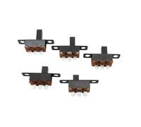 Interruttore a scorrimento SPDT 50 V 0,5 A SS12F15 Interruttore a scorrimento verticale a levetta elettronico 3/4/5/6 mm 10 pezzi(3MM)