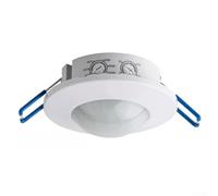 Interruttore a sensore di movimento PIR a doppio scopo incorporato da soffitto con campo di rilevamento a 360° per la sicurezza domestica e il risparmio energetico, ritardo regolabile da 10 secondi a