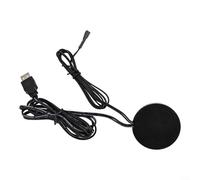 Interruttore a sensore dimmerabile touch da 5 V, alimentato tramite USB, per pannelli in legno, compatibile con varie superfici con tecnologia touch penetrante (nero)